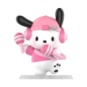 POP MART-HELLO KITTY AND FRIENDS Pink Party Series Figures - Pochacco