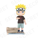 POP MART-NARUTO SHIPPUDEN Childhood Series Figures - Unison Sign-Naruto Uzumaki（Secret B）