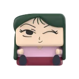 POP MART-Crayon Shinchan - Colección"POP CUBE-1"Figuras - Matsuzaka Sensei