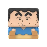 POP MART-Crayon Shinchan - Colección"POP CUBE-2"Figuras - Hiroshi Nohara