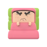 POP MART-Crayon Shinchan - Colección"POP CUBE-3"Figuras - Messy Shinchan