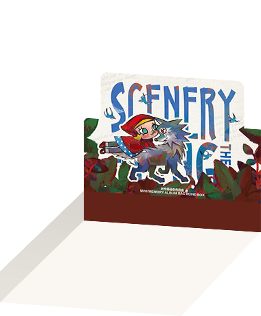 MOLLY Scenery Along the Way Series-Mini Memory Album Bag Blind Box