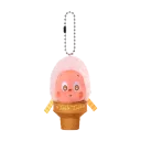 POP MART-MOON GELATO Series-Ice Cream Plush Pendant Blind Box (Overseas Ver.) - Strawberry Guava Gelato