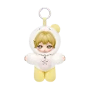 POP MART-aespa Fluffy Club Series Vinyl Plush Doll Pendant - FIuffy MUNGTAENGI(WINTER VER.)