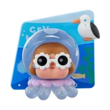 POP MART-CRYBABY – Colección"Un Mar de Lágrimas"Imanes para Refri - LA MEDUSA