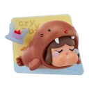 POP MART-CRYBABY Cry Me an Ocean Series Fridge Magnet - The Walrus