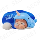 POP MART-CRYBABY Cry Me an Ocean Series Fridge Magnet - The Narwhal（Secret）