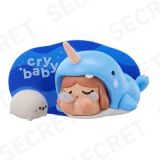POP MART-CRYBABY – Colección"Un Mar de Lágrimas"Imanes para Refri - EL NARVAL（Secreto）