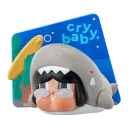 POP MART-CRYBABY Cry Me an Ocean Series Fridge Magnet - The Shark